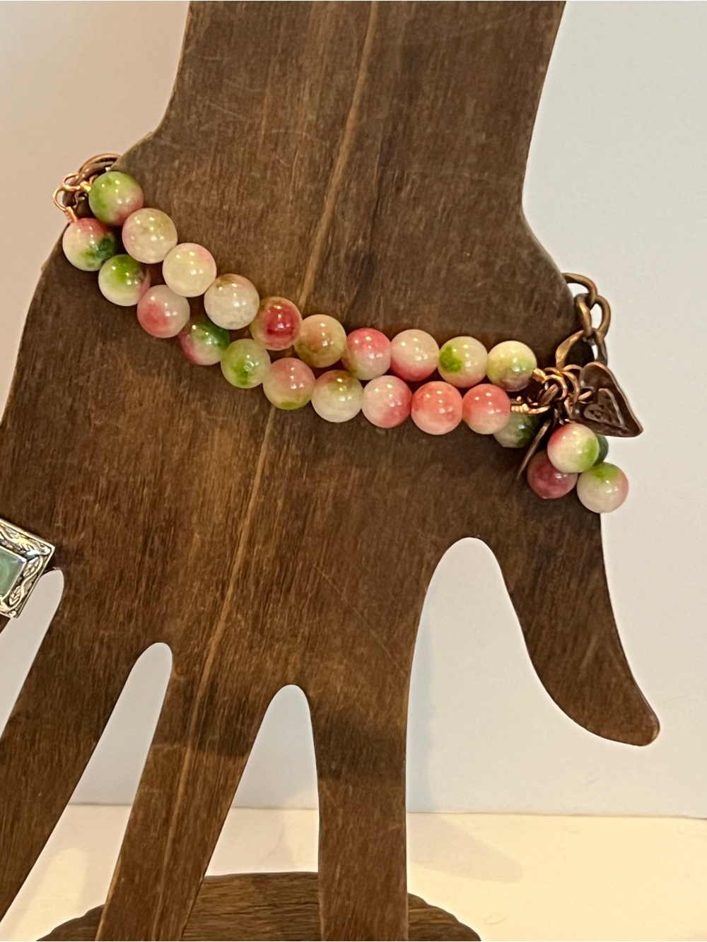 Persian Jade & Copper Bracelet